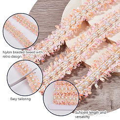 5 Yards Polyester Lace Trim Ribbon for Curtain Sofa Decoration&nbsp;OCOR-CY0001-32C