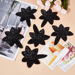 Flower Gauze Embroidery Ornaments Accessories&nbsp;DIY-WH0308-310F
