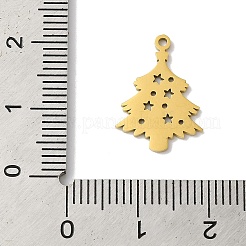 5Pcs Christmas 201 Stainless Steel Pendants&nbsp;LS-STAS-Z068-01G-01