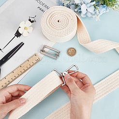 5 Yards Polycotton Ribbon&nbsp;OCOR-WH0045-24C