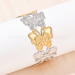 304 Stainless Steel Cuff Bangles for Women&nbsp;BJEW-G757-10GP