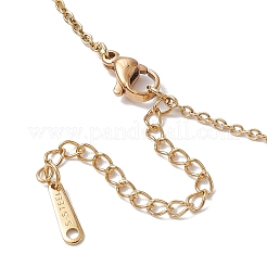 Faceted Star Cut Round Natural Gemstone Pendant Necklaces&nbsp;NJEW-JN05091