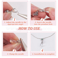 8Pcs 8 Styles Brass Peg Bails Pin Charms&nbsp;KK-DR0001-16P