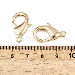 真鍮カニカン  カドミウムフリー＆鉛フリー  24KGP本金メッキ  23x14x4mm  穴：2.5mm&nbsp;KK-905-G01