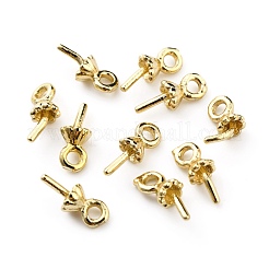 Brass Peg Bails Pendants&nbsp;KK-WH0046-30