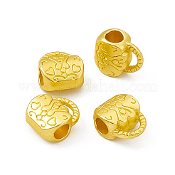 Rack Plating Alloy European Beads&nbsp;FIND-G045-16MG