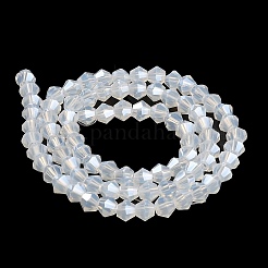 Imitation Jade Electroplate Glass Beads Strands&nbsp;LS-EGLA-A039-J2mm-A05