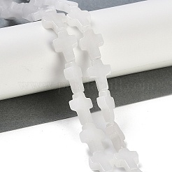Natural White Jade Beads Strands&nbsp;G-I369-A16-02