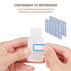 DIYキット  プラスチック液体試薬ボトル付き  ラベルシールステッカー  プラスチック漏斗ホッパー  ピペットドロッパーとディスペンシングシリンジ  透明  37x6~37mm  穴：2mm  容量：1~30ミリリットル&nbsp;DIY-BC0002-22