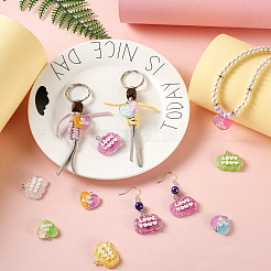 30Pcs 15 Styles Transparent Resin Pendants&nbsp;RESI-CW0001-21
