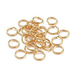 304 Stainless Steel Open Jump Rings&nbsp;LS-STAS-G098-01G