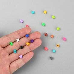 3000 16個カラーアイロンビーズDIYのアクセサリー製作  5個の鉄のブローチピンバック  携帯ストラップ  鉄キーホルダーのパーツ  鉄パッドリング母パーツと鉄フラットワニのヘアクリップ&nbsp;DIY-X0053-B
