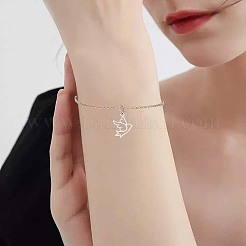201ステンレススチールペンダント20個  鳥  ステンレス鋼色  17.6x13.2x1mm  穴：1.5mm  20個/セット&nbsp;STAS-BBC0008-03