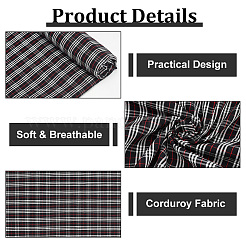 Tartan Pattern Cotton Craft Fabric&nbsp;DIY-WH0453-62