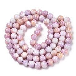 Ombre Effect Dyed Crackle Glass Beads&nbsp;X1-GLAA-T031-10mm-01N