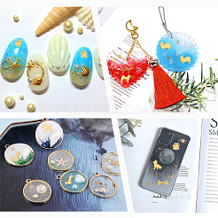 Alloy Cabochons&nbsp;MRMJ-OC0001-34G
