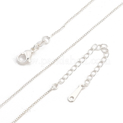 Brass Box Chain Necklaces for Women&nbsp;NJEW-G160-17S