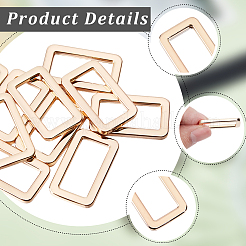 10Pcs Alloy Slider Buckles&nbsp;FIND-CY0001-96LG