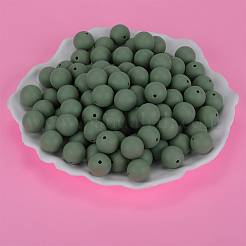 Round Silicone Focal Beads&nbsp;SI-JX0046A-104