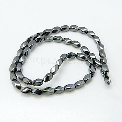 Non-magnetic Synthetic Hematite Beads Strands&nbsp;X-G-E001-4-8x5mm