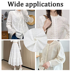1 Yard Cotton Embroidery Fabrics&nbsp;DIY-CY0002-83