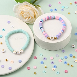 DIY Colorful Polymer Clay Beads Jewelry Making Kit&nbsp;DIY-FS0002-13