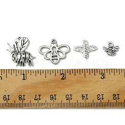 40Pcs 4 Styles Tibetan Style Alloy Pendants&nbsp;TIBEP-FS0001-16