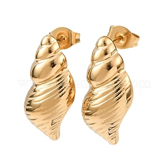 304 Stainless Steel Stud Earrings for Women&nbsp;EJEW-F410-02G