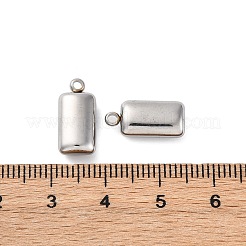 304ステンレスアクセサリーペンダント  ステンレス鋼色  15x7.5x4.5mm  穴：1.6mm&nbsp;STAS-S131-22P