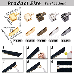22 Sets 5 Styles Clothing Accessories&nbsp;FIND-CP0004-08