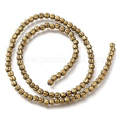 Electroplated Synthetic Non-magnetic Hematite Beads Strands&nbsp;G-C154-A01