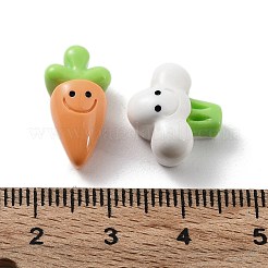 Smiling Face Opaque Resin Decoden Cabochons&nbsp;RESI-D010-05