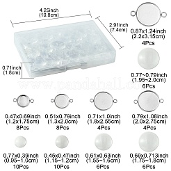 DIY Blank Dome Link Connector Making Kit&nbsp;DIY-FS0005-48