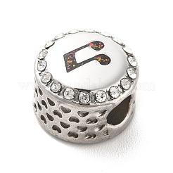 304 Stainless Steel European Beads&nbsp;STAS-D180-14P