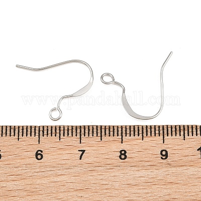 Brass Flat Ear Wire&nbsp;KK-CBA57BD-09P-1