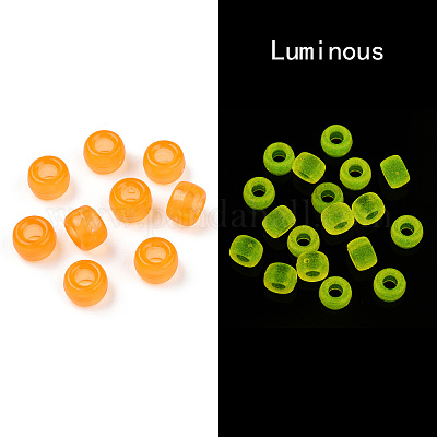 Transparent & Luminous Plastic Beads&nbsp;KY-T025-01-H07-1