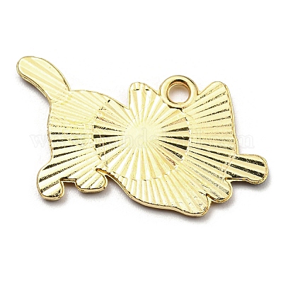 Printed Alloy Pendants&nbsp;ENAM-L042-02G-01-1