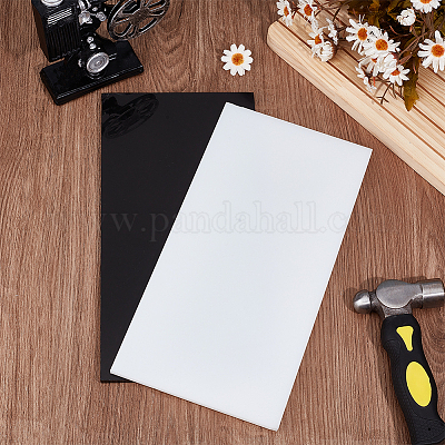 2 Sheets 2 Colors HDPE Plastic Sheets&nbsp;DIY-OC0014-43B-1