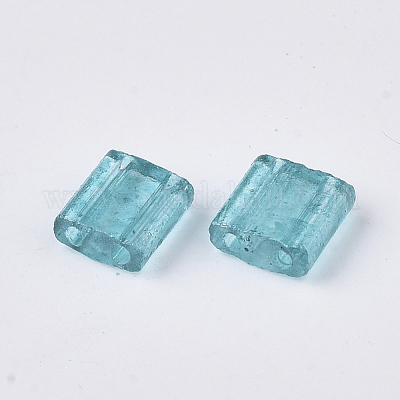 長方形  ダークターコイズ  2mm  穴：5x4.5~5.5x2~2.5mm&nbsp;SEED-S023-32C-04-1