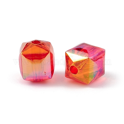 Transparent Acrylic Beads&nbsp;MACR-F073-02-1