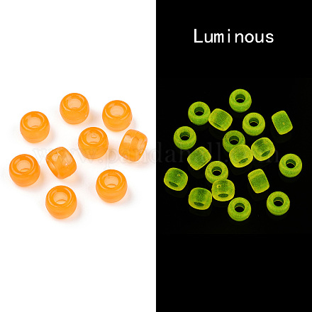 Transparent & Luminous Plastic Beads KY-T025-01-H07-1
