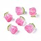 Plastic Beads, Flower, Pearl Pink, 15x14x14mm, Hole: 1.2mm