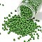 TOHO 6/0 Round Beads, Japanese Seed Beads, (47F) Opaque Frost Mint Green, 4mm, Hole: 1.5mm, about 7570pcs/pound