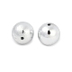 ABSプラスチックビーズ  ラウンド  テクスチャー  銀  19.5~20mm  穴：2.2mm&nbsp;KY-A004-01B-2