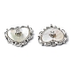 Brass Cubic Zirconia Pendants&nbsp;KK-K334-02P-3