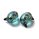 Handmade Foil Lampwork Beads Strands&nbsp;FOIL-Z001-04H-3