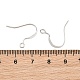 Brass Flat Ear Wire&nbsp;KK-CBA57BD-09P-3
