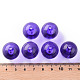 透明なアクリルビーズ  ラウンド  青紫色  20x19mm  穴：3mm  約111個/500g&nbsp;MACR-S370-A20mm-748-4