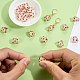 20Pcs Handmade Foil Lampwork Bumpy Beads&nbsp;FOIL-SZ0001-01-4
