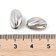 真鍮ビーズ  ラックめっき  長持ちメッキ  鉛フリー及びカドミウムフリー  ナゲット  プラチナ  12.5x8.5x7.5mm  穴：1.8mm&nbsp;KK-P300-16P-3